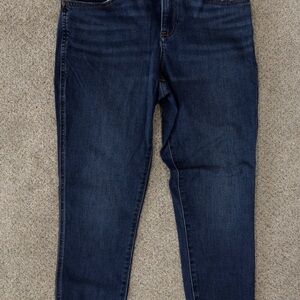 Express Dark Blue Women's Skinny Jeans